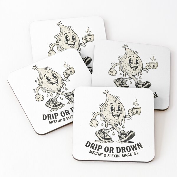 Item preview, Drip Or Drown Vintage Rubber Hose Mascot designed and sold by DripCultureLab.