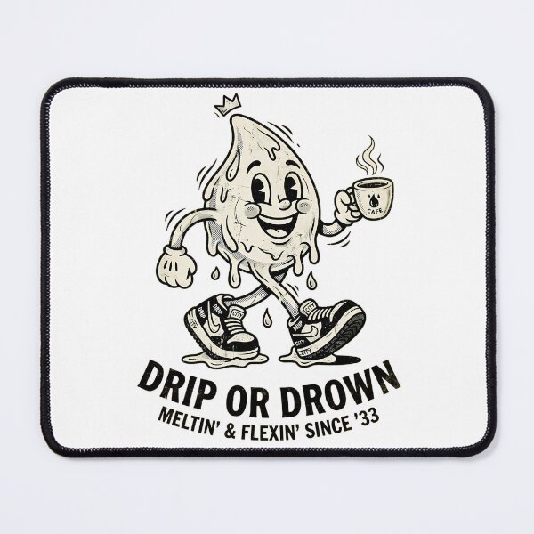 Item preview, Drip Or Drown Vintage Rubber Hose Mascot designed and sold by DripCultureLab.