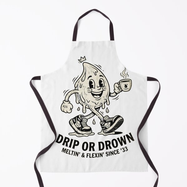 Item preview, Drip Or Drown Vintage Rubber Hose Mascot designed and sold by DripCultureLab.
