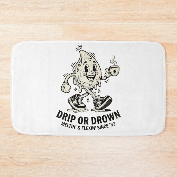 Item preview, Drip Or Drown Vintage Rubber Hose Mascot designed and sold by DripCultureLab.