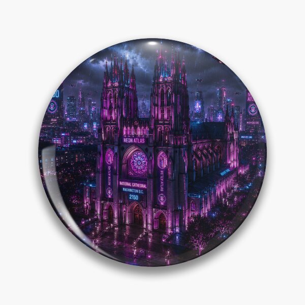 Item preview, Washington DC Cyberpunk  | Neon Atlas Special Edition designed and sold by NSAstore.