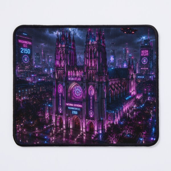 Item preview, Washington DC Cyberpunk | Neon Atlas Special Edition designed and sold by NSAstore.