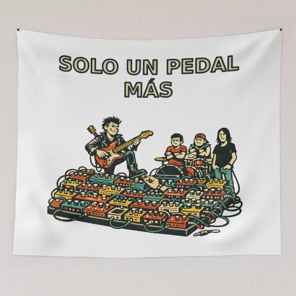 Item preview, Just One More Pedal - Funny Guitarist T-Shirt - Musician Gift - Guitar Pedal Humor designed and sold by ImaginariaEstudioShop.