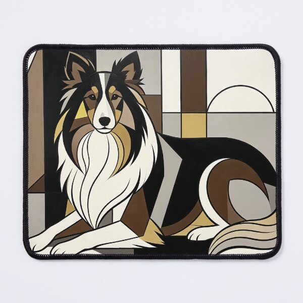 Item preview, cubist animal artwork designed and sold by forget45studio.