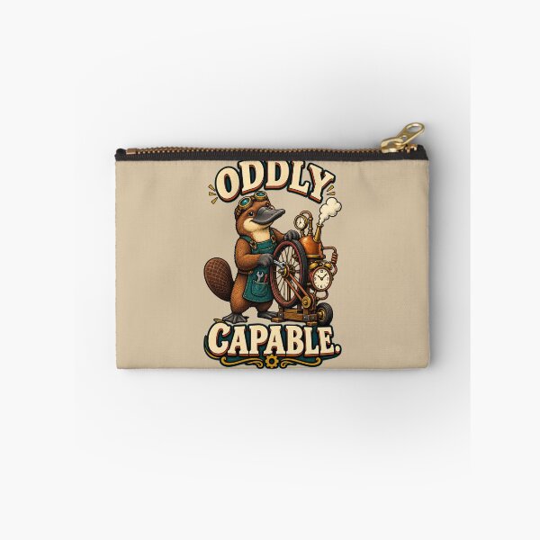 Item preview, Oddly Capable – Steampunk Platypus Mechanic designed and sold by VioVibe.