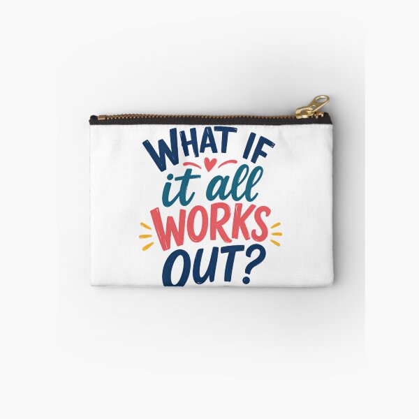 Item preview, What If It All Works Out? Motivational Optimist Positive Affirmation designed and sold by RetroMini2026.