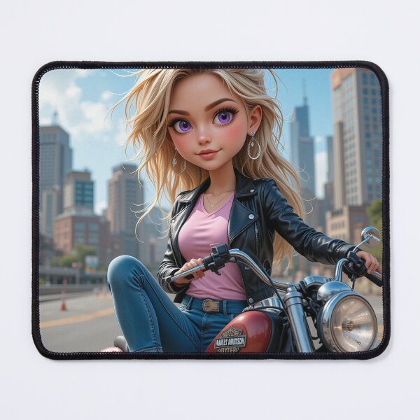 Item preview, Girl on Motorcycle designed and sold by RaF71PrO.