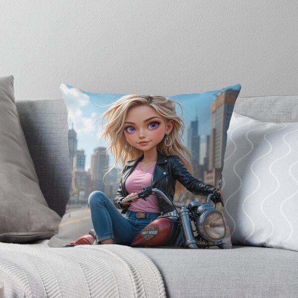 Item preview, Girl on Motorcycle designed and sold by RaF71PrO.
