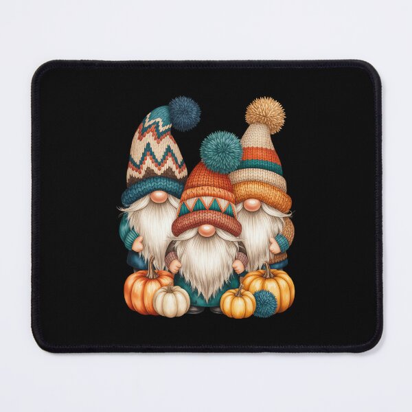 Item preview, Gnomes with Pompom Hats and Pumpkins designed and sold by jkrphoto.