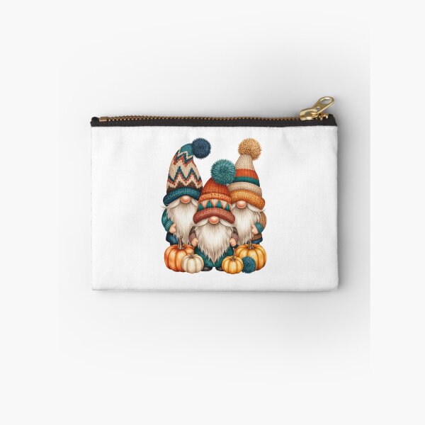 Item preview, Gnomes with Pompom Hats and Pumpkins designed and sold by jkrphoto.