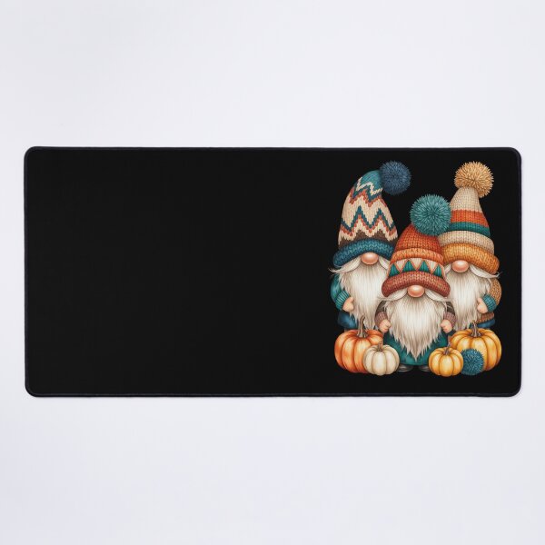 Item preview, Gnomes with Pompom Hats and Pumpkins designed and sold by jkrphoto.
