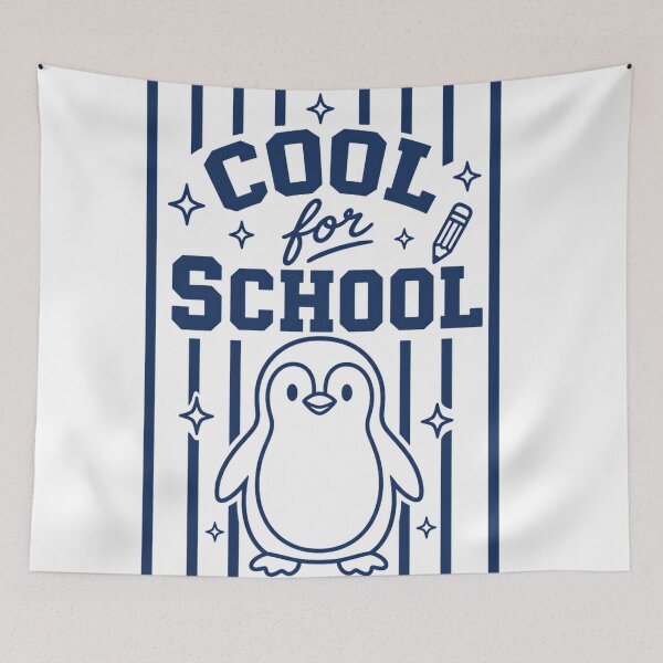 Item preview, Cool For School Cute Penguin Retro Shirt designed and sold by MOCH- ART.