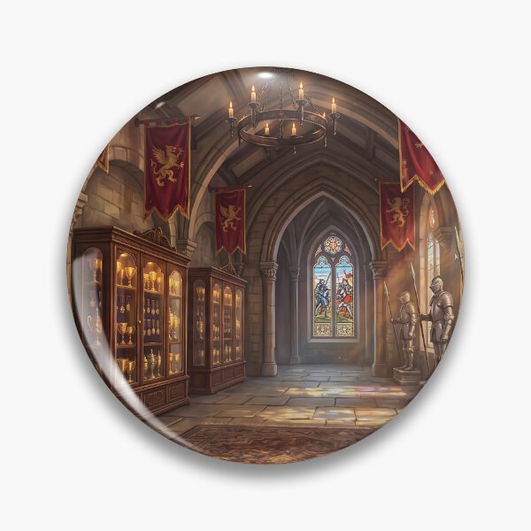 Item preview, Wizard Castle Eagle Tower Common Room - Cozy Dark Academia Study Art designed and sold by KreonaTime.