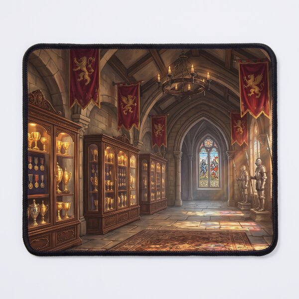 Item preview, Wizard Castle Eagle Tower Common Room - Cozy Dark Academia Study Art designed and sold by KreonaTime.