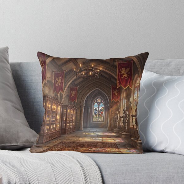 Item preview, Wizard Castle Eagle Tower Common Room - Cozy Dark Academia Study Art designed and sold by KreonaTime.