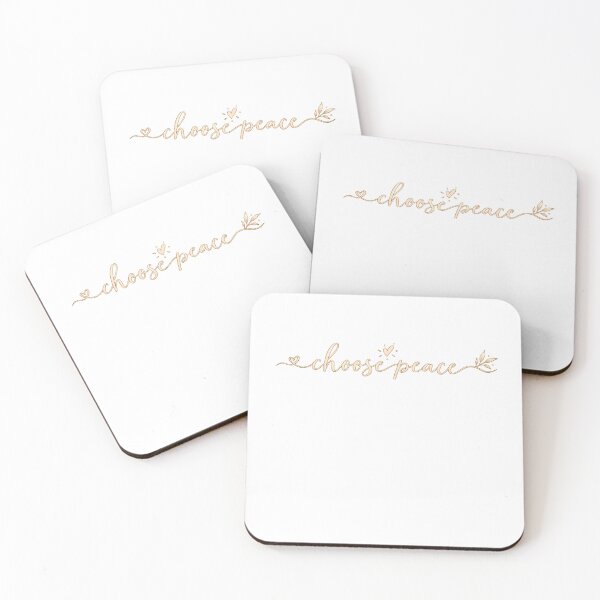 Item preview, Choose Peace | Elegant Minimalist Inspirational Quote designed and sold by CalmMandala.