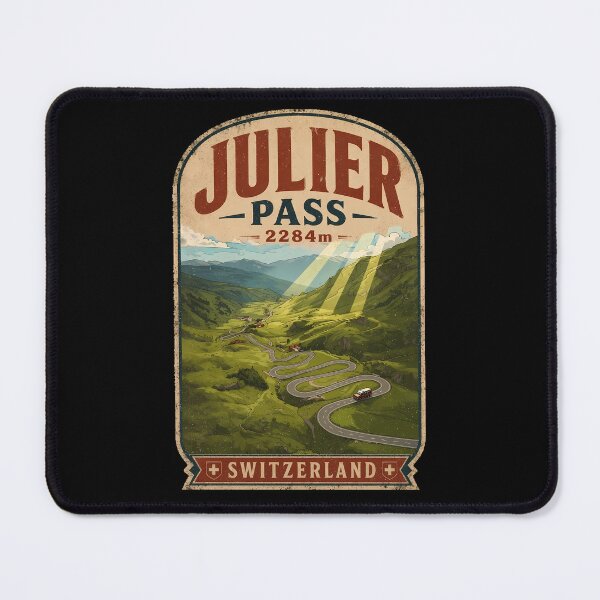 Item preview, Julier Pass 2284m Switzerland Vintage Design designed and sold by andasanc14.