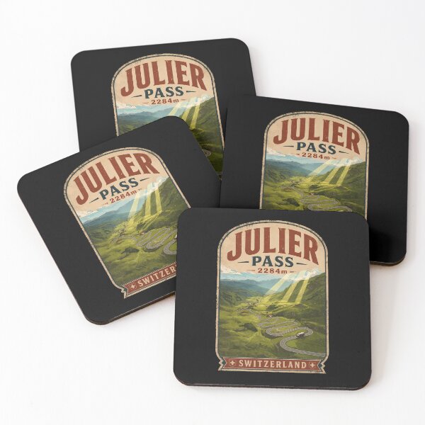 Item preview, Julier Pass 2284m Switzerland Vintage Design designed and sold by andasanc14.