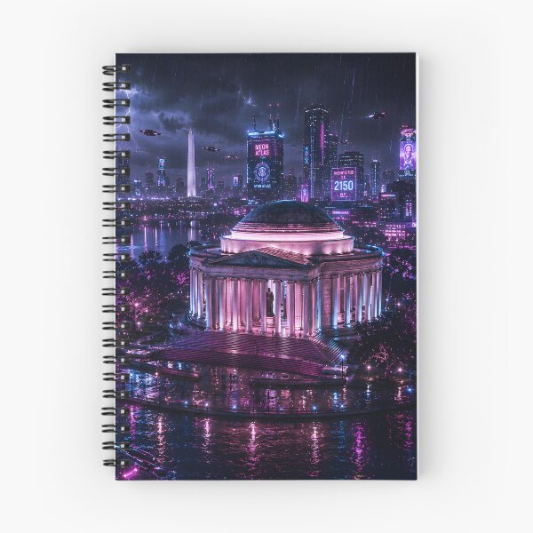 Item preview, Washington DC Cyberpunk  | Neon Atlas Special Edition designed and sold by NSAstore.