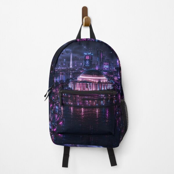 Item preview, Washington DC Cyberpunk | Neon Atlas Special Edition designed and sold by NSAstore.