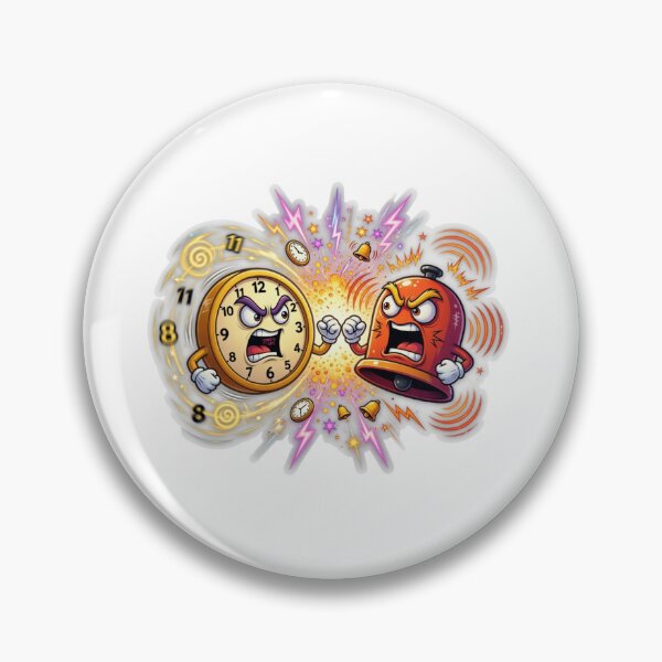 Item preview, Clock Alarm Morning Rivalry designed and sold by Imaginarium of Chaos falcon88 .