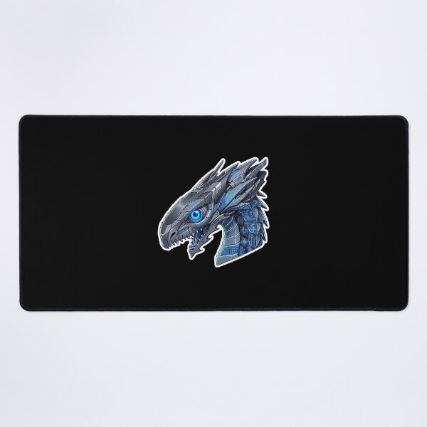 Item preview, Binary Cyber Mecha Dragon Head Sci-Fi Code Sticker designed and sold by bug4j_DragonLab.