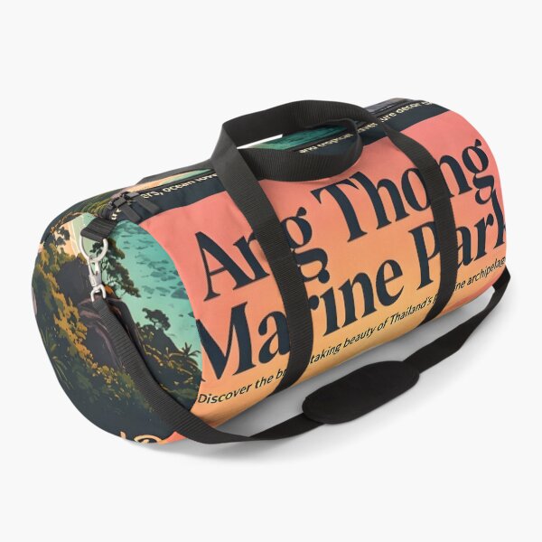 Item preview, ANG THONG MARINE PARK – Retro Sunset Poster designed and sold by Spirit of Siam.