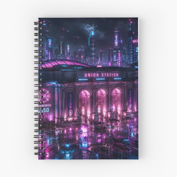 Item preview, Washington DC Cyberpunk  | Neon Atlas Special Edition designed and sold by NSAstore.