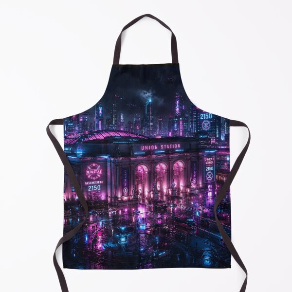 Item preview, Washington DC Cyberpunk  | Neon Atlas Special Edition designed and sold by NSAstore.