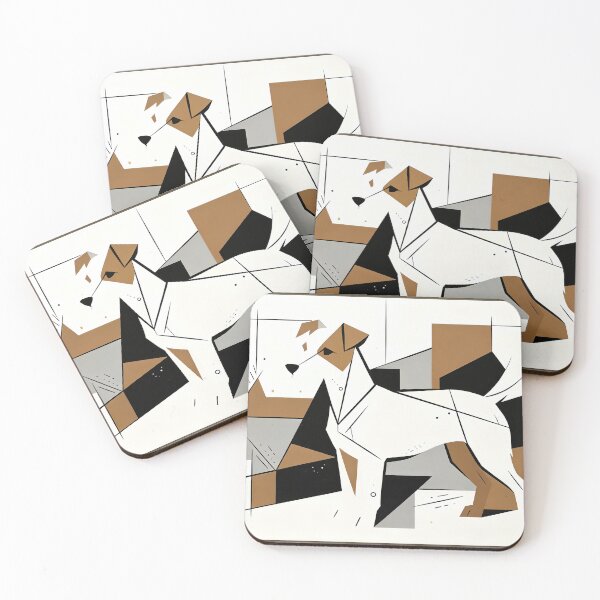 Item preview, cubist animal artwork designed and sold by forget45studio.
