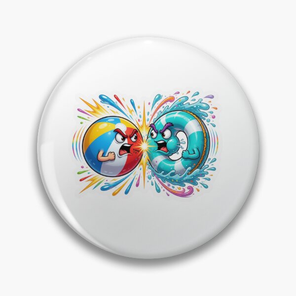 Item preview, Beach Ball Swim Ring Summer Rivalry designed and sold by Imaginarium of Chaos falcon88 .
