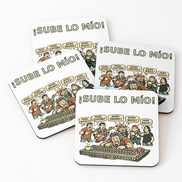 Item preview, Sube Lo Mio - Funny Sound Technician T-Shirt - Musician Gift - Monitor Mix Humor designed and sold by ImaginariaEstudioShop.