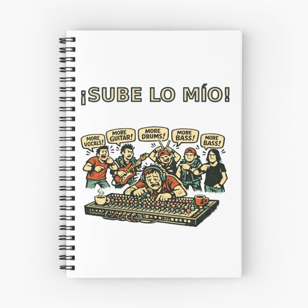 Item preview, Sube Lo Mio - Funny Sound Technician T-Shirt - Musician Gift - Monitor Mix Humor designed and sold by ImaginariaEstudioShop.