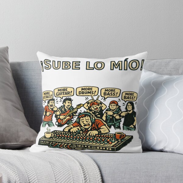 Item preview, Sube Lo Mio - Funny Sound Technician T-Shirt - Musician Gift - Monitor Mix Humor designed and sold by ImaginariaEstudioShop.