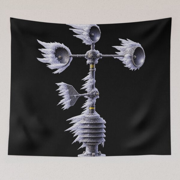 Item preview, Frozen Wind – Rime Ice Anemometer Art designed and sold by yagniikd-.