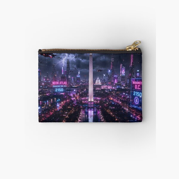 Item preview, Washington DC Cyberpunk  | Neon Atlas Special Edition designed and sold by NSAstore.