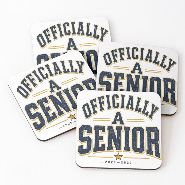 Item preview, Officially A Senior 2027 designed and sold by Doodle Souq.