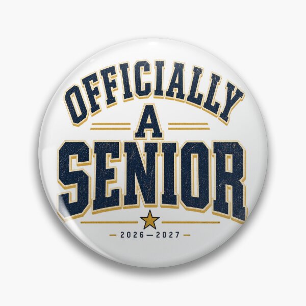 Item preview, Officially A Senior 2027 designed and sold by Doodle Souq.