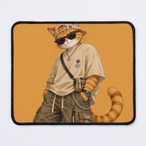 Item preview, Catrio NextGen Ginger Cat Flexing Streetwear designed and sold by Mindworx21.