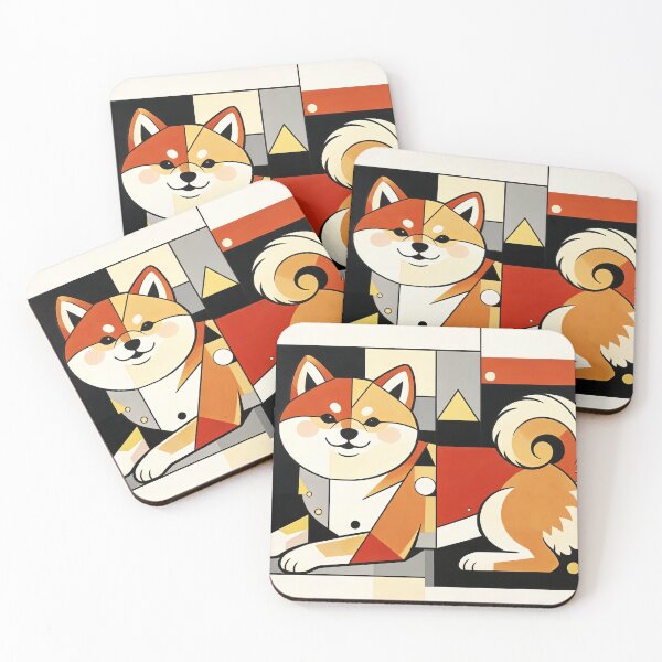 Item preview, cubist animal artwork designed and sold by forget45studio.