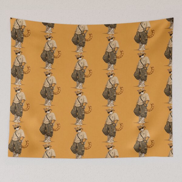 Item preview, Catrio NextGen Ginger Cat Flexing Streetwear designed and sold by Mindworx21.