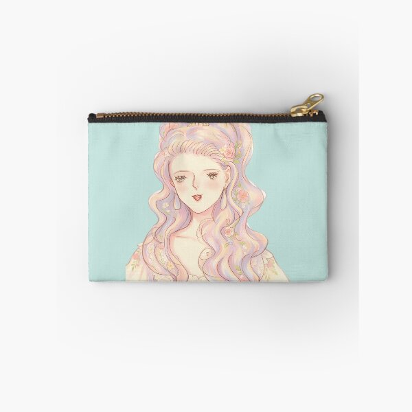 Item preview, Pastel Rainbow-Haired Lady — Floral Rococo Portrait designed and sold by Bondingbonding.