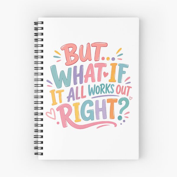 Item preview, But What If It All Works Out Right Positive Thinking Motivational Mindset designed and sold by RetroMini2026.