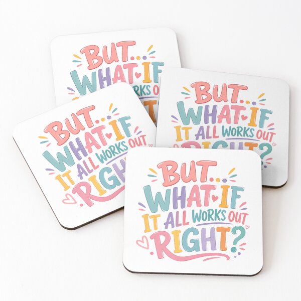 Item preview, But What If It All Works Out Right Positive Thinking Motivational Mindset designed and sold by RetroMini2026.
