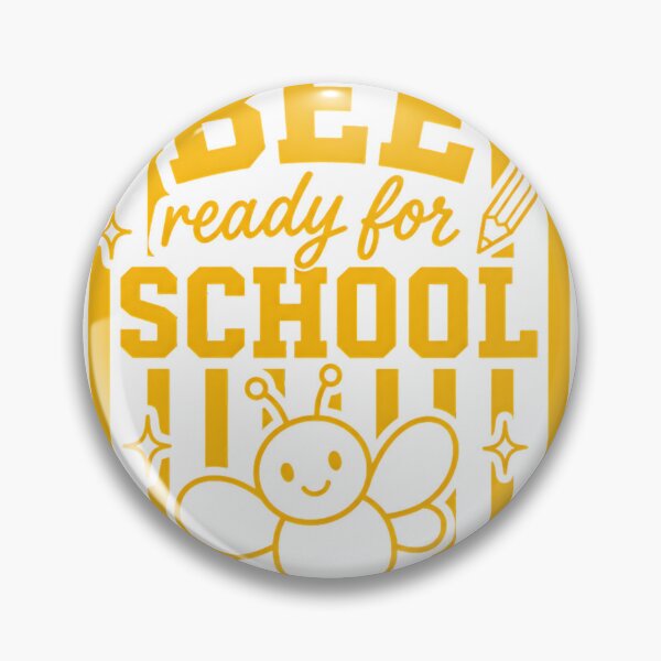 Item preview, Bee Ready For School Retro Design designed and sold by MOCH- ART.