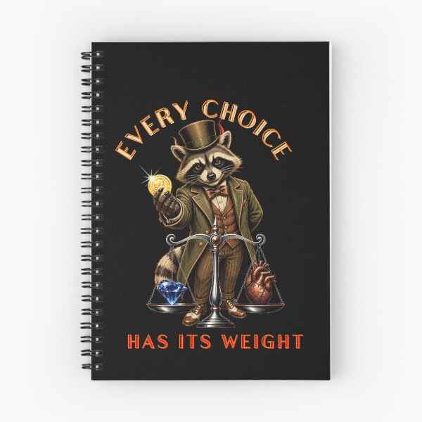 Item preview,  Every Choice Has Its Weight Gentleman Raccoon designed and sold by Creative-Sanc.