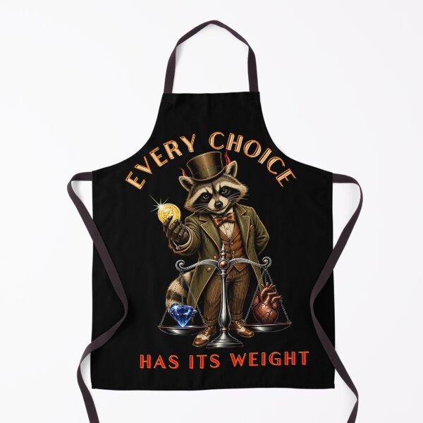 Item preview,  Every Choice Has Its Weight Gentleman Raccoon designed and sold by Creative-Sanc.