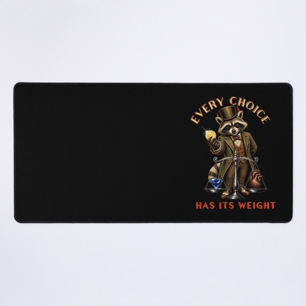 Item preview,  Every Choice Has Its Weight Gentleman Raccoon designed and sold by Creative-Sanc.