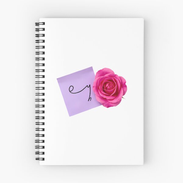 Item preview, Shorthand Writing — Purple Note & Bright Pink Rose designed and sold by Bondingbonding.