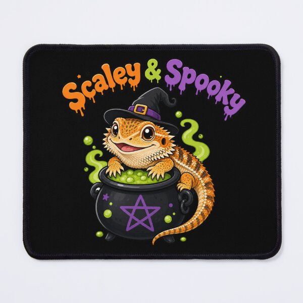 Item preview, Scaley & Spooky Shirt, Bearded Dragon Witch Comfort Colors® Tee, Funny Reptile Owner Halloween Graphic designed and sold by TshirtsLabs.